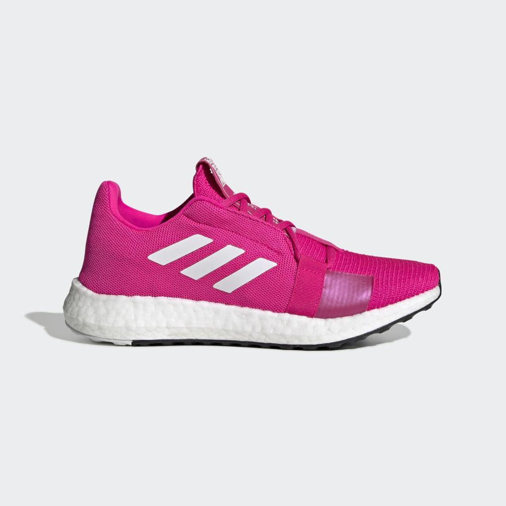 Adidasi Alergare Adidas Senseboost Go Dama Romania - Roz/Albi EF1578